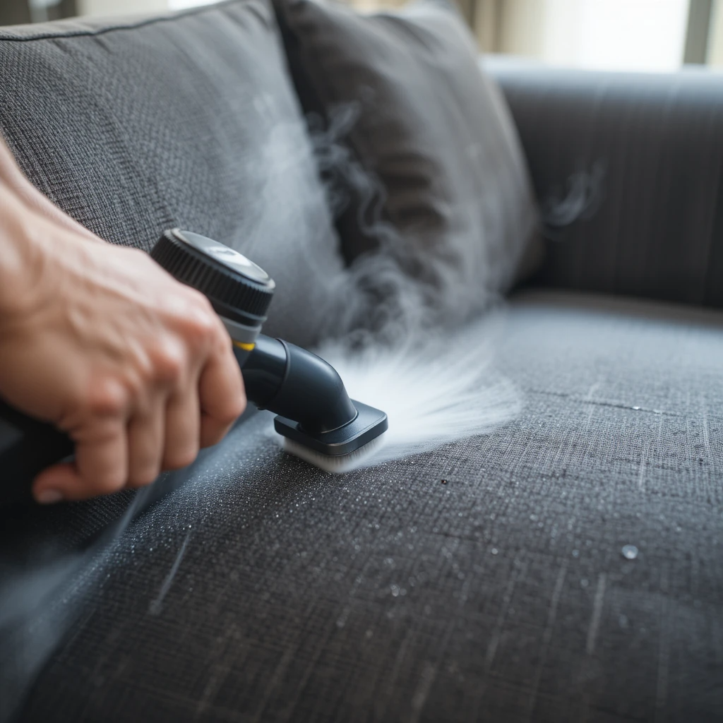 Professional Sofa Steam Cleaning Sharjah - Expert Upholstery Cleaning Services by AMPC
