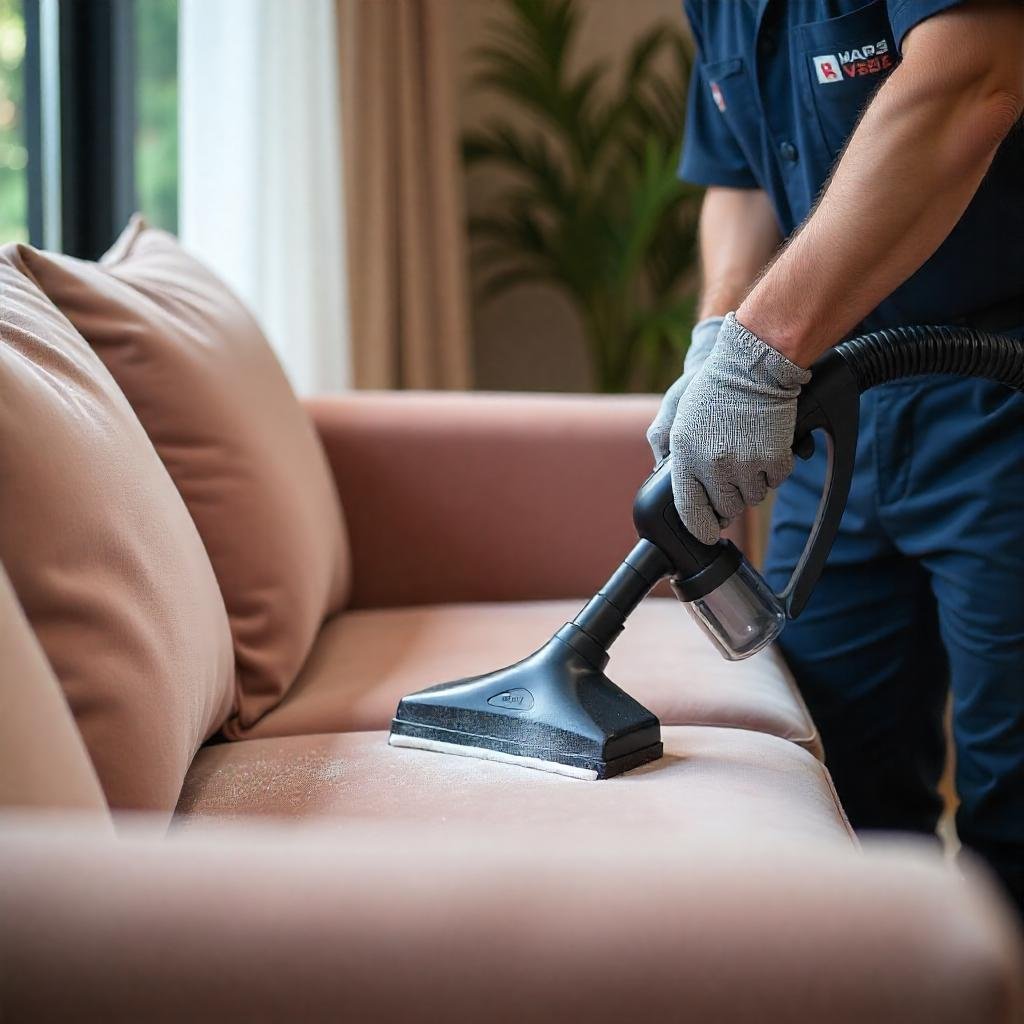 Sofa Steaming and Deep Cleaning