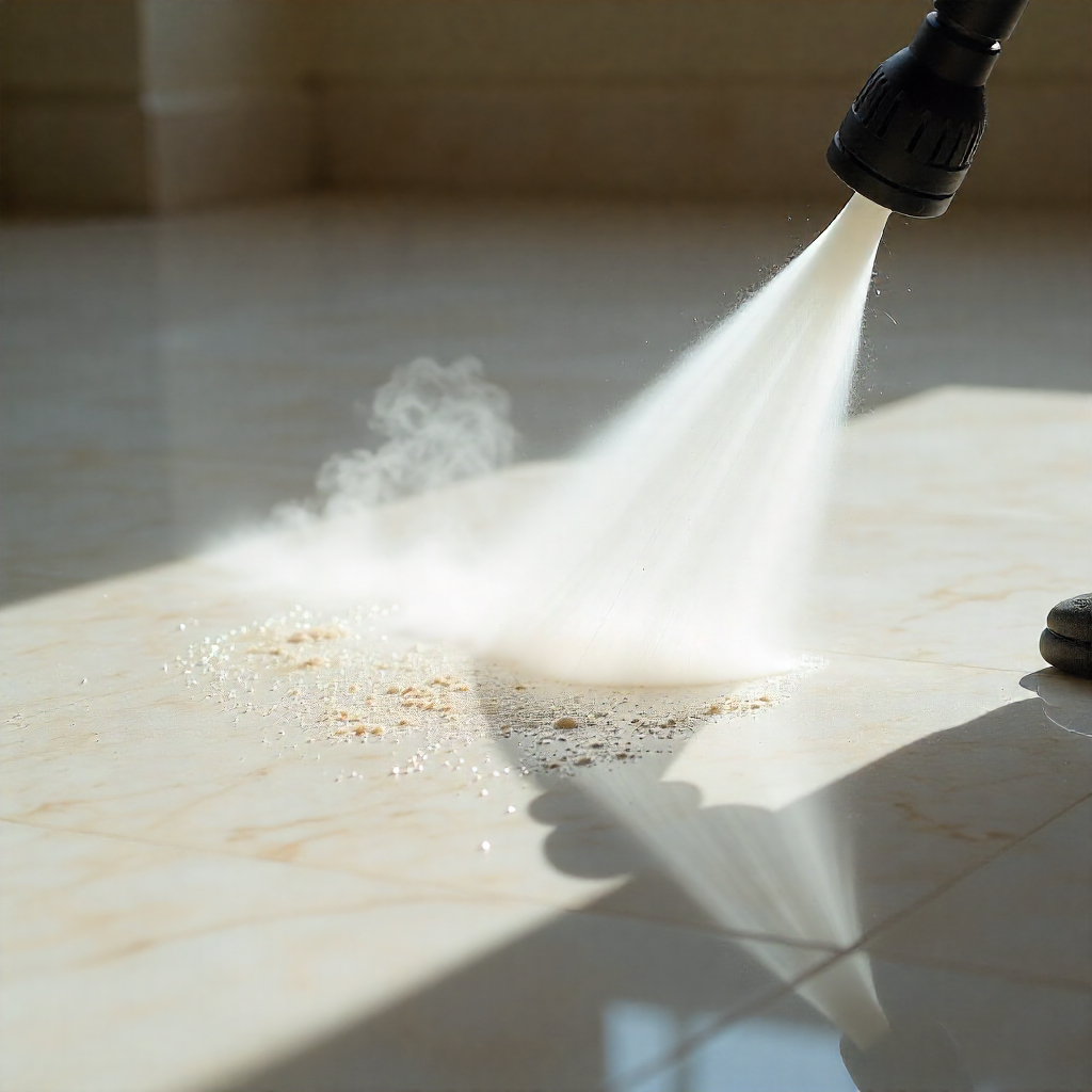 Professional steam clean marble floor services in Dubai, Sharjah & Ajman for spotless, shiny, and hygienic marble floors.